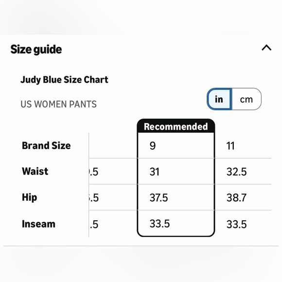 Judy Blue High Rise Flare Jeans size 9 - Picture 5 of 6